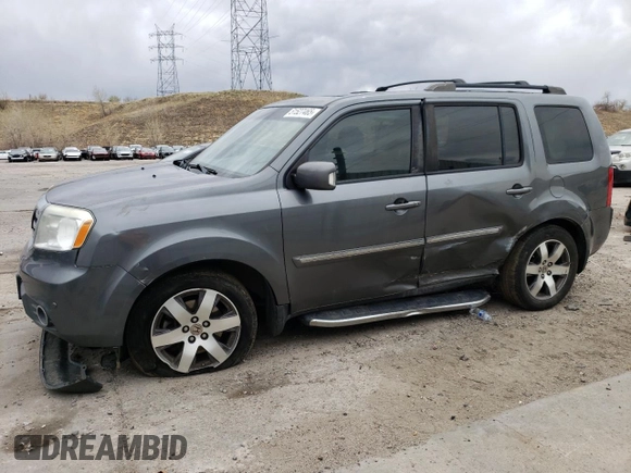 2012 Honda Pilot Touring with VIN 5FNYF4H98CB045592, listed as a Copart auction lot 51527465 with 251,806 mi miles and Salvage Title. Bid and sale history available at carsss.com. Image 1.