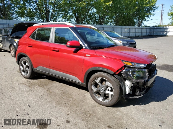 2023 Hyundai Venue SEL with VIN KMHRC8A38PU241678, listed as a Copart auction lot 63026355 with 5,959 mi miles and Salvage title. Bid and sale history available at DreamBid. Image 4.
