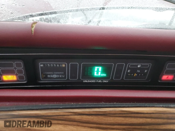 1990 Buick Regal with VIN 2G4WB14T4L1421545, listed as a Copart auction lot 43361855 with 50,580 mi miles and Salvage Title. Bid and sale history available at DreamBid. Image 9.