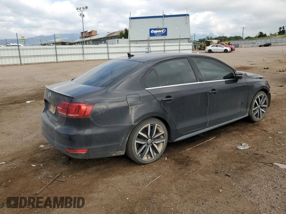 2014 Volkswagen Jetta GLI Edition 30 with VIN 3VW4S7AJ6EM211054, listed as a Copart auction lot 62810235 with 151,382 mi miles and Salvage title. Bid and sale history available at DreamBid. Image 3.