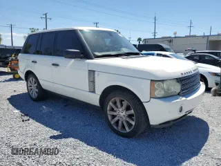 2008 Land Rover Range Rover SC with VIN SALMF13448A293842, listed as a Copart auction lot 53118915 with 134,429 mi miles and Salvage title. Bid and sale history available at DreamBid. Image 4.
