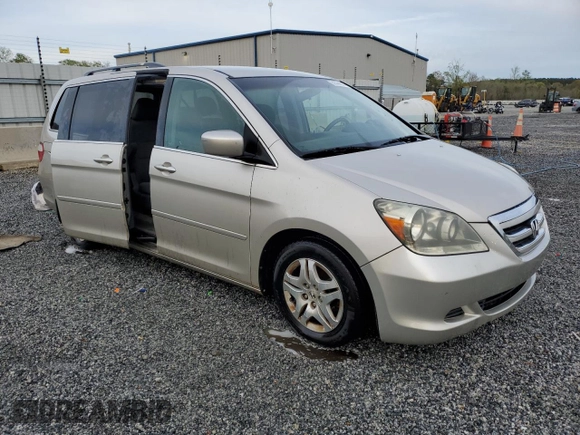 2006 Honda Odyssey EX with VIN 5FNRL38426B412891, listed as a Copart auction lot 51444025 with 215,059 mi miles and Salvage Title. Bid and sale history available at carsss.com. Image 4.