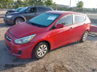 2016 Hyundai Accent SE with VIN KMHCT5AE9GU257815, listed as a IAAI auction lot 41941325 with 109,113 mi miles. Bid and sale history available at carsss.com. Image 2.