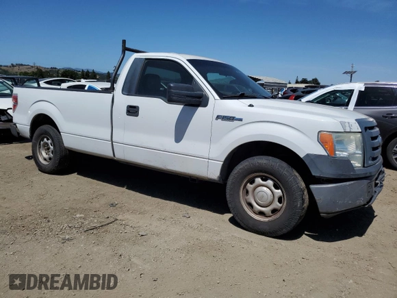2010 Ford F-150 XL with VIN 1FTMF1CW7AKA82708, listed as a Copart auction lot 55641935 with 143,009 mi miles and Clean title. Bid and sale history available at DreamBid. Image 4.