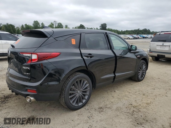 2023 Acura RDX w/A-Spec Advance Package with VIN 5J8TC2H81PL006474, listed as a Copart auction lot 72649754 with 18,538 mi miles and Salvage Title. Bid and sale history available at carsss.com. Image 3.