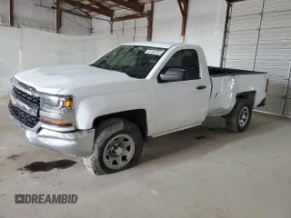 2018 Chevrolet Silverado 1500 Work Truck with VIN 1GCNCNEC8JZ904561, listed as a Copart auction lot 45164235 with 138,354 mi miles and Salvage Title. Bid and sale history available at DreamBid. Image 1.