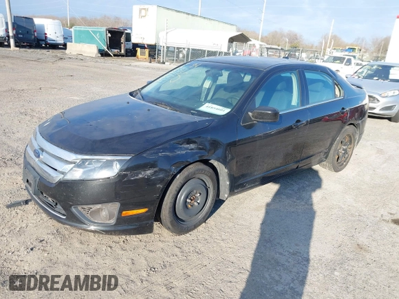 2010 Ford Fusion SE with VIN 3FAHP0HAIAR255551, listed as a IAAI auction lot 41854601 with 1 mi miles. Bid and sale history available at carsss.com. Image 2.