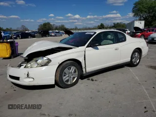 2006 Chevrolet Monte Carlo LS z VIN 2G1WJ15K569308893, wystawiony jako Copart lot #46999505 z przebiegiem 117 604 mil mil oraz Szkoda całkowita • Salvage title. Historia ofert i sprzedaży dostępna na DreamBid. Obrazek 1.