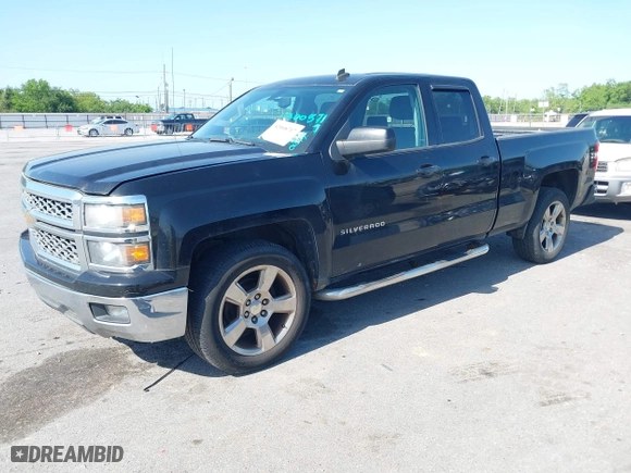 2014 Chevrolet Silverado 1500 LT with VIN 1GCRCREHXEZ211033, listed as a IAAI auction lot 42008717 with 258,230 mi miles. Bid and sale history available at carsss.com. Image 2.