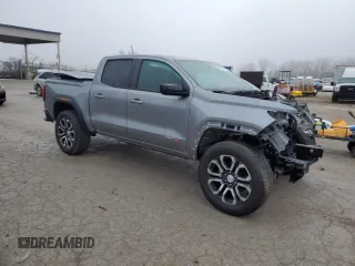 2023 GMC Canyon 4WD AT4 with VIN 1GTP6DEK1P1263245, listed as a Copart auction lot 83553294 with 0 mi miles and Salvage Title. Bid and sale history available at carsss.com. Image 4.