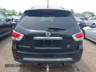 2013 Nissan Pathfinder Platinum with VIN 5N1AR2MM9DC605668, listed as a IAAI auction lot 42528542 with 142,956 mi miles and . Bid and sale history available at DreamBid. Image 16.