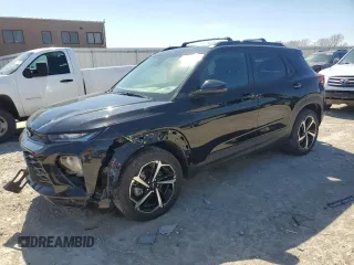 2022 Chevrolet TrailBlazer RS with VIN KL79MTSL4NB068038, listed as a Copart auction lot 49001345 with 62,048 mi miles and Salvage Title. Bid and sale history available at carsss.com. Image 1.
