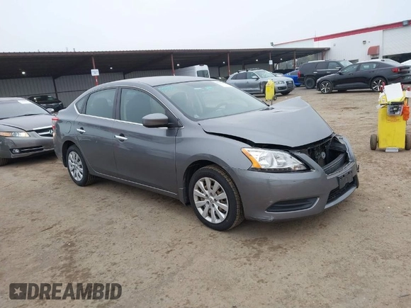 2015 Nissan Sentra S with VIN 3N1AB7AP5FY377475, listed as a IAAI auction lot 41157865 with 131,119 mi miles. Bid and sale history available at carsss.com. Image 1.