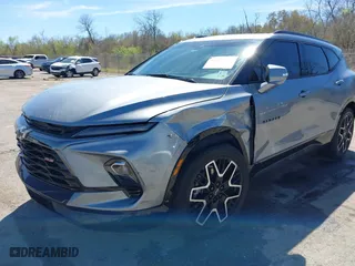 2024 Chevrolet Blazer RS with VIN 3GNKBERS4RS270284, listed as a IAAI auction lot 41812947 with 10,821 mi miles. Bid and sale history available at carsss.com. Image 6.
