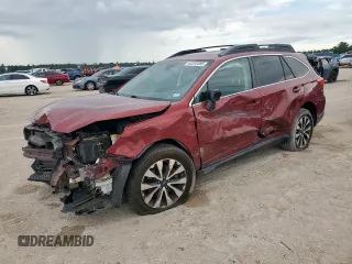 2017 Subaru Outback Limited with VIN 4S4BSANC9H3398911, listed as a Copart auction lot 62292395 with 104,532 mi miles and Salvage title. Bid and sale history available at DreamBid. Image 1.