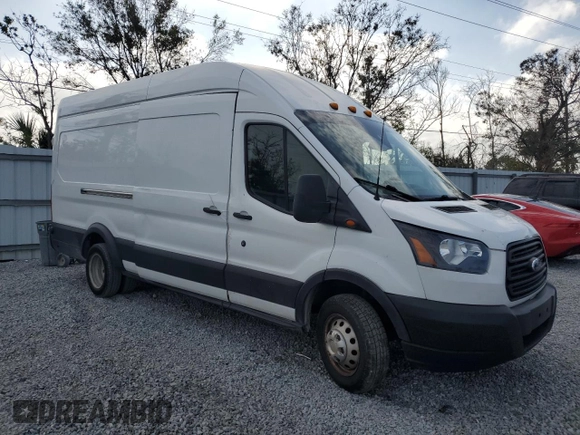 2019 Ford Transit with VIN 1FTWS4XM6KKA39266, listed as a Copart auction lot 86331414 with 117,882 mi miles and Salvage Title. Bid and sale history available at DreamBid. Image 4.