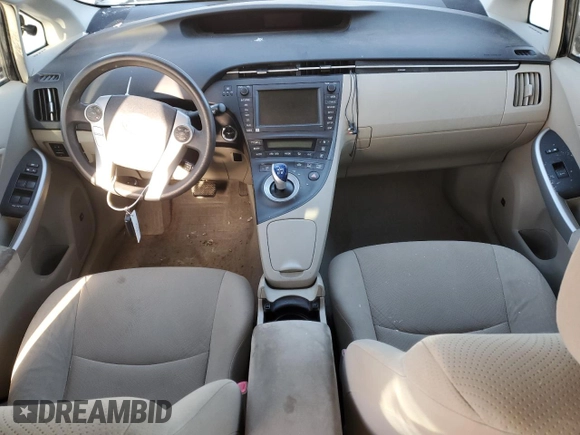 2011 Toyota Prius I with VIN JTDKN3DU9B5306628, listed as a Copart auction lot 82594454 with Not Provided miles and Salvage Title. Bid and sale history available at DreamBid. Image 8.
