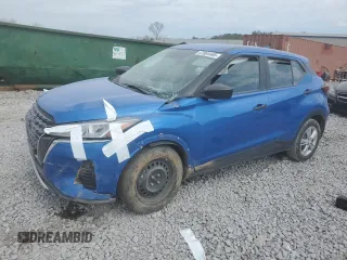 2021 Nissan Kicks S with VIN 3N1CP5BV5ML559957, listed as a Copart auction lot 47064465 with 35,420 mi miles and Salvage Title. Bid and sale history available at carsss.com. Image 1.