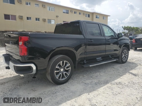 2022 Chevrolet Silverado 1500 LT with VIN 3GCPACEK2NG615059, listed as a Copart auction lot 48436815 with 42,131 mi miles and Salvage Title. Bid and sale history available at carsss.com. Image 3.