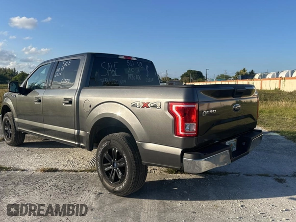 2017 Ford F-150 XL with VIN 1FTEW1EF7HFB82294, listed as a Copart auction lot 49510505 with 149,255 mi miles and Clean Title. Bid and sale history available at carsss.com. Image 3.