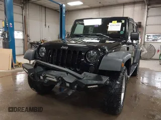 2017 Jeep Wrangler Unlimited Sport with VIN 1C4BJWDG4HL701067, listed as a IAAI auction lot 42412468 with 70,457 mi miles and . Bid and sale history available at DreamBid. Image 6.