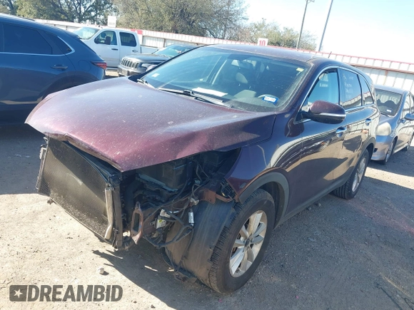 2019 Kia Sorento L with VIN 5XYPG4A39KG554287, listed as a IAAI auction lot 41760728 with 166,989 mi miles. Bid and sale history available at carsss.com. Image 19.