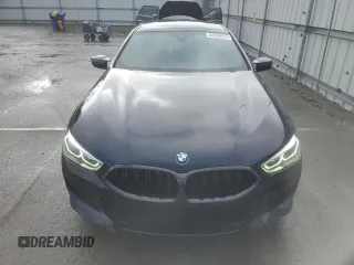 2021 BMW 8 Series M850i with VIN WBAGV8C01MCF46837, listed as a Copart auction lot 84396514 with 45,688 mi miles and Salvage Title. Bid and sale history available at DreamBid. Image 5.