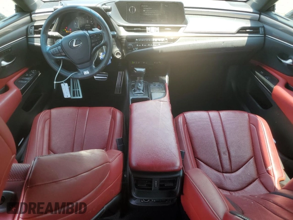 2020 Lexus ES 350 F Sport with VIN 58AGZ1B17LU059094, listed as a Copart auction lot 61408215 with 107,194 mi miles and Salvage title. Bid and sale history available at DreamBid. Image 8.