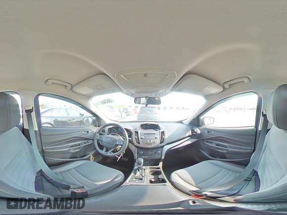 2017 Ford Escape S with VIN 1FMCU0F78HUC46672, listed as a Copart auction lot 59348095 with 96,481 mi miles and Salvage title. Bid and sale history available at DreamBid. Image 14.