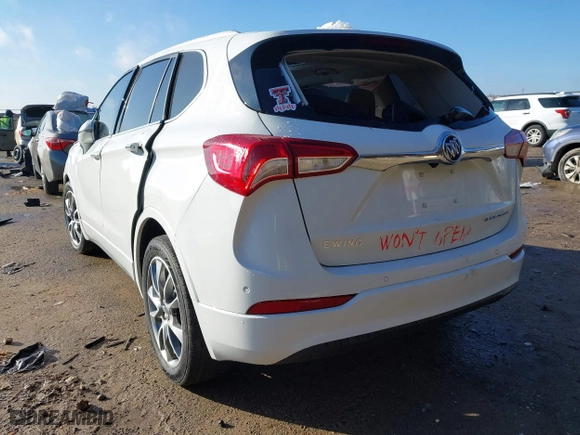 2020 Buick Envision Essence with VIN LRBFXCSA9LD150360, listed as a IAAI auction lot 41190532 with 30,554 mi miles. Bid and sale history available at carsss.com. Image 3.