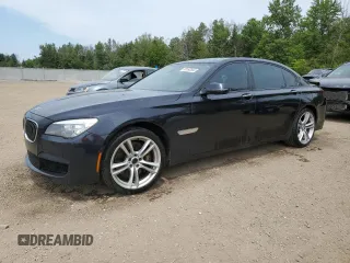 2014 BMW 7 Series ALPINA B7 xDrive with VIN WBAYF8C58ED652837, listed as a Copart auction lot 63598555 with 181,359 mi miles and Salvage title. Bid and sale history available at DreamBid. Image 1.