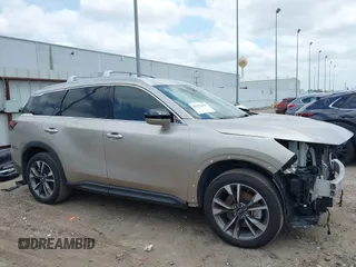 2023 Infiniti QX60 Luxe with VIN 5N1DL1FR8PC354793, listed as a IAAI auction lot 42272819 with 24,569 mi miles and . Bid and sale history available at DreamBid. Image 14.