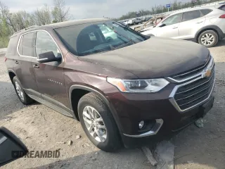 2021 Chevrolet Traverse LT Cloth z VIN 1GNERGKW9MJ253055, wystawiony jako Copart lot #53691895 z przebiegiem 29 608 mil mil oraz Szkoda całkowita • Salvage title. Historia ofert i sprzedaży dostępna na DreamBid. Obrazek 4.