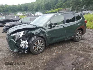 2024 Subaru Forester Limited z VIN JF2SKALC8RH401763, wystawiony jako Copart lot #63325615 z przebiegiem 11 042 mil mil oraz Szkoda całkowita • Salvage title. Historia ofert i sprzedaży dostępna na DreamBid. Obrazek 1.