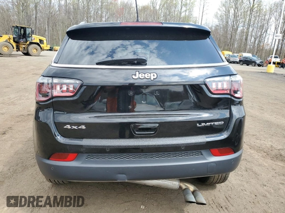 2021 Jeep Compass Limited с VIN 3C4NJDCB9MT513196, выставлен на аукционе Copart как лот 54253245 с пробегом 41 305 миль миль и Списание • Salvage title. История ставок и продаж доступна на DreamBid. Изображение 6.