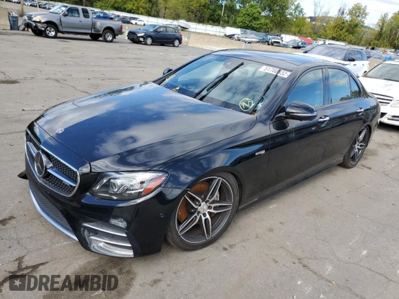2018 Mercedes-Benz E-Class AMG E 43 with VIN WDDZF6EB3JA483908, listed as a Copart auction lot 51700332 with 0 mi miles. Bid and sale history available at carsss.com. Image 2.