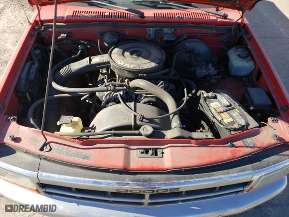 1993 Dodge Dakota "S" with VIN 1B7FL26X5PS214918, listed as a Copart auction lot 47417035 with 104,004 mi miles and Clean Title. Bid and sale history available at carsss.com. Image 11.