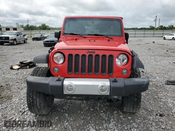 2015 Jeep Wrangler Unlimited Sport with VIN 1C4BJWDG6FL568082, listed as a Copart auction lot 58242945 with 114,637 mi miles and Salvage title. Bid and sale history available at DreamBid. Image 5.