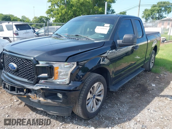 2018 Ford F-150 XL with VIN 1FTEX1CPXJKE63642, listed as a IAAI auction lot 42768090 with 147,219 mi miles and . Bid and sale history available at DreamBid. Image 17.