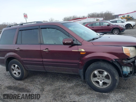 2008 Honda Pilot EX-L with VIN 5FNYF18508B015960, listed as a IAAI auction lot 41511626 with 207,141 mi miles. Bid and sale history available at carsss.com. Image 13.