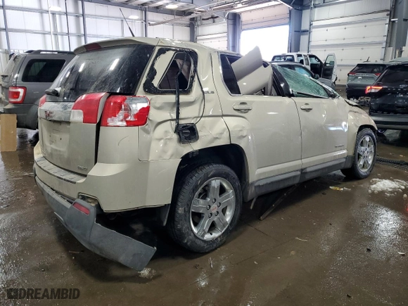2012 GMC Terrain SLE-2 with VIN 2GKFLTEK6C6374853, listed as a Copart auction lot 45666845 with 0 mi miles and Salvage Title. Bid and sale history available at carsss.com. Image 3.