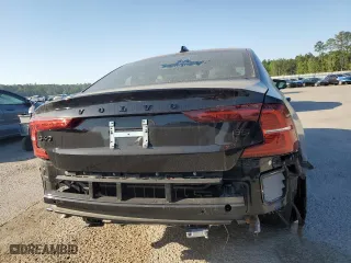 2024 Volvo S60 Plus Black Edition with VIN 7JRL12FH3RG319885, listed as a Copart auction lot 52808015 with 12,668 mi miles and Salvage Title. Bid and sale history available at carsss.com. Image 6.