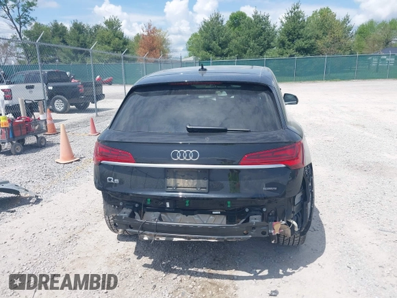 2021 Audi Q5 Premium Plus with VIN WA1BAAFY7M2024762, listed as a IAAI auction lot 42090408 with 58,082 mi miles and . Bid and sale history available at DreamBid. Image 17.