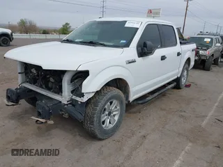 2018 Ford F-150 XL with VIN 1FTEW1E50JKE95093, listed as a IAAI auction lot 41944743 with 92,129 mi miles. Bid and sale history available at carsss.com. Image 2.