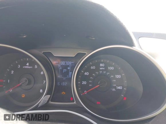 2013 Hyundai Veloster w/Black Int with VIN KMHTC6AD6DU169765, listed as a IAAI auction lot 41928516 with 130,708 mi miles and . Bid and sale history available at DreamBid. Image 7.