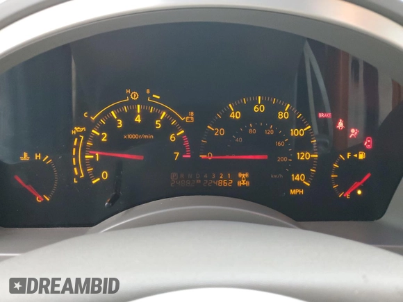 2005 Infiniti QX56 with VIN 5N3AA08C65N809550, listed as a Copart auction lot 74873484 with 224,862 mi miles and Salvage Title. Bid and sale history available at carsss.com. Image 9.