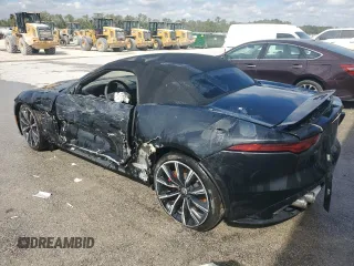 2024 Jaguar F-Type with VIN SAJD55FE3RCK83817, listed as a Copart auction lot 76881334 with 14,855 mi miles and Non Repairable. Bid and sale history available at DreamBid. Image 2.