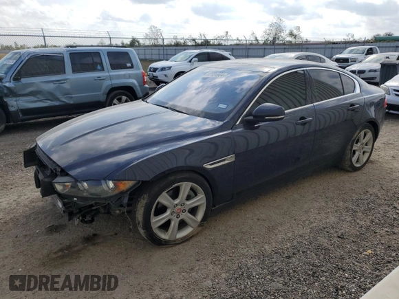 2018 Jaguar XE 25t Prestige with VIN SAJAK4FX3JCP37866, listed as a Copart auction lot 82324904 with 64,244 mi miles and Salvage Title. Bid and sale history available at carsss.com. Image 1.