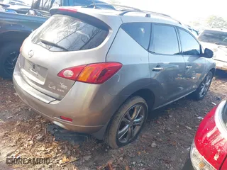 2010 Nissan Murano SL with VIN JN8AZ1MW9AW110515, listed as a IAAI auction lot 41123454 with 209,411 mi miles. Bid and sale history available at carsss.com. Image 4.