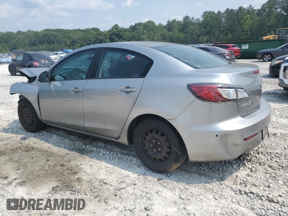 2013 Mazda 3 i SV with VIN JM1BL1TF0D1767921, listed as a Copart auction lot 59432455 with 265,578 mi miles and Salvage title. Bid and sale history available at DreamBid. Image 2.
